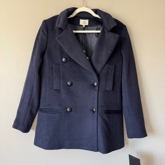 Tuckernuck Navy Kensington Blazer Coat - Picture 3 of 9